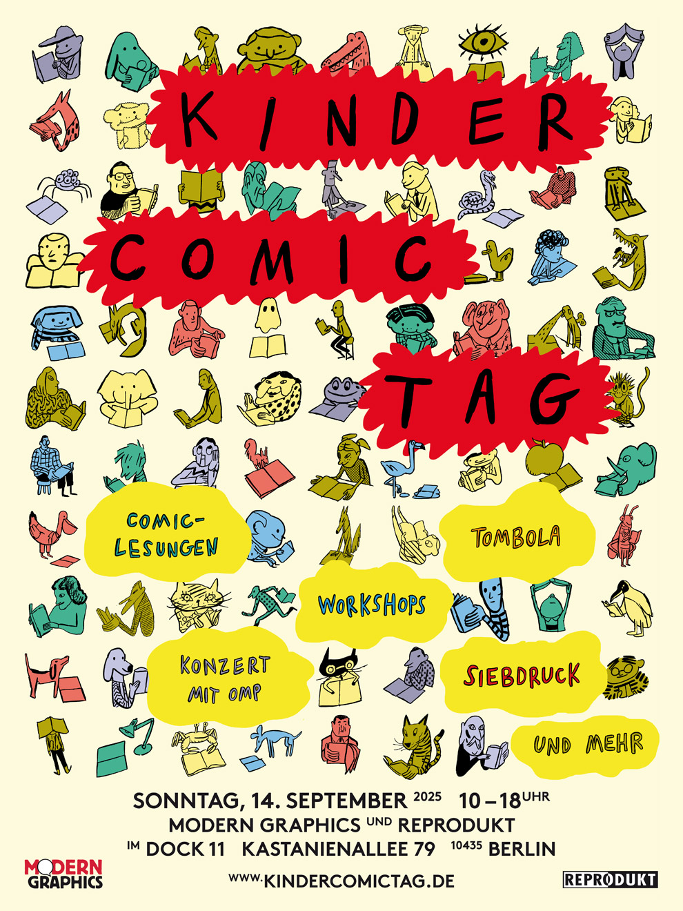 Kinder Comic Tag am 14.09.25. Modern Graphics, Kastanienallee 79, 10435 Berlin