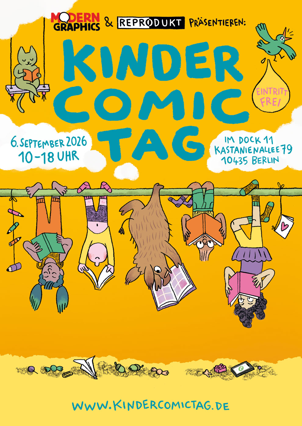 Kinder Comic Tag am 14.09.25. Modern Graphics, Kastanienallee 79, 10435 Berlin